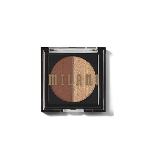 Milani Eyeshadow Duo - Highly Pigmented EyeShadow Makeup Palette, Includes Matte Eyeshadow and Shimmer Eyeshadow Makeup