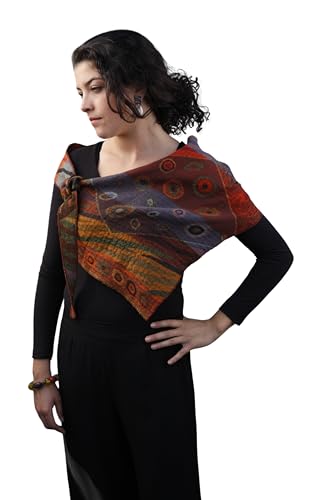 In Style 100% Pure Boiled MERINO WOOL Reversible Scarf - Main Image