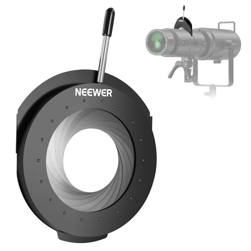 Aperture Diafragma Ajustable 5-60mm para Control de Luz Spot en Video LED