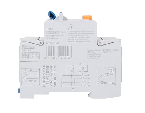 Disjoncteur différentiel 40 A anti-déclenchement intempestif triphasé - 4