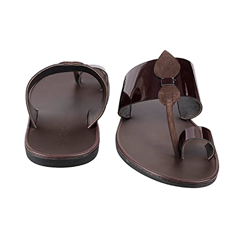 Image of Mochi Mens Leather Kolhapuris