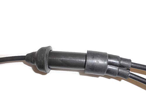 LINMOT GPGNRGK3 Câble d'accélérateur pour Piaggio NRG MC2/GILERA Stalker 50 Kit Complet câble Bowden Noir Cover