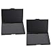 Produktbild MERIGLARE 2x Tragbare Make Up Lidschatten Erröten Gepresste Pulver Palette Tray Organizer Schwarz