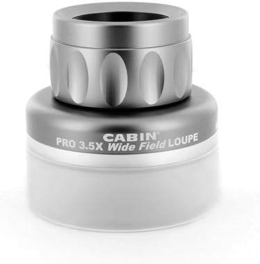 Cabin Pro 3.5X Loupe PL-356 6X6 6X4.5 Medium Format Multi-Coated Magnifier with Case