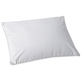 Focustree Microbead Throw Pillow Bedding Neck Pillows with Removable Cover, 16' x 12' Bed and Couch Decorative Pillow for Home Sofa Bedroom Fun Colors Support. Silky, Comfortable (Ivory)