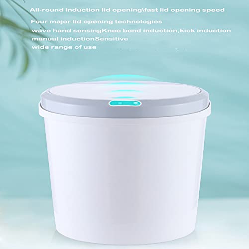 Smart Sensor Prullenbak Huishoudelijke Mute Automatische Kick Open deksel met sensor geschikt voor huishoudelijke keuken… - Image 3