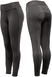 Riding Tights Equestrian Ladies Silicone Grip with Phone Pockets Horse Riding/Gym/Yoga Leggings Tights Breeches Equine