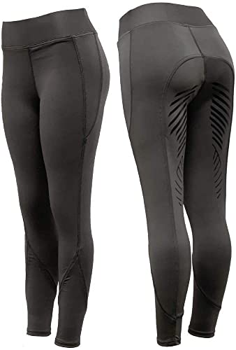 Mallas Ecuestres Para Mujer, Agarre De Silicona Con Bolsillos Para Teléfono, Equitación, Gimnasio, Yoga, Mallas Equinas, Gris, 32 W Mallas Ecuestres Para Mujer, Agarre De Silicona Con Bolsillos Para Teléfono, Equitación, Gimnasio, Yoga, Mallas Equinas, Gris, 32 W