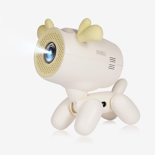 Image of Mini Projector with WiFi and Bluetooth - Portable Outdoor Projector for Home Theater, Supports HDMI/USB Ideal for Movies and Gaming