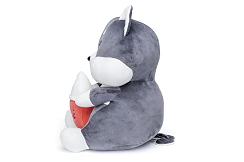 Image of Storescent Soft Toys for Kids - Stuffed Animal Plush Soft Toy for Boys & Girls | Plushie Toy Grey Cat 30cm