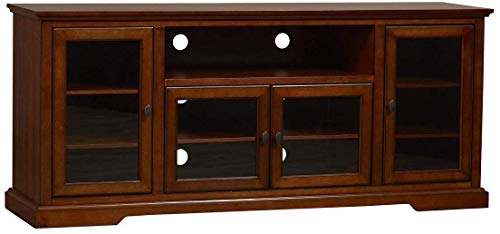 SS WOOD FURNITURE Sheesham Solid Wood Natural Finishing Tv Entertainment Unit for Home Ample Storage, Natural Finish, and Modern Design| for Bedroom - 18X70X30 Inch