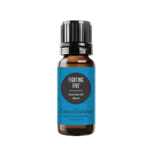Edens Garden Fighting Five Essential Oil Blend- 100% Pure Premium Grade, Undiluted, Natural,...