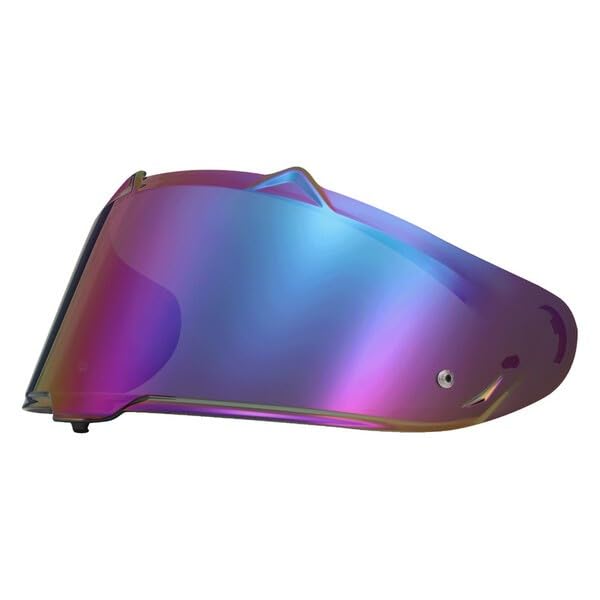 LS2, Visera para casco moto FF807 CHALLENGER II / FF817 DRAGON (Triangle Shape), Arcoiris