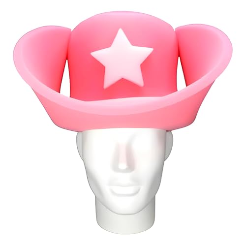 Miniatura 5 de Oh Yeah - Sombrero De Foam Gigantes Cowboy Rosa - 17 Cm De Alto X 45 Cm De Largo - Accesorios Originales - Hora Loca - Disfraces - Bodas - Eventos Temáticos - Pelucas Foam Grandes