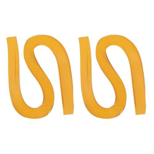 PATIKIL 240 Stück Quilling-Streifen Papier 5mm(3/16) 54cm Origami-Papier Quilling-Streifen für Kunst DIY Handwerk Weihnachten, Gold