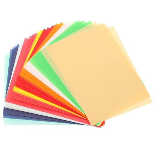 ULDIGI Assorted Colorful Tracing Paper Pack 40 Sheets for Drawing Construction Projects