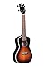 Kala KA-FMTB-C Flame Maple Concert Ukulele, Tobacco Burst