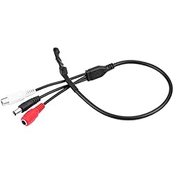 Camaras De Seguridad Cctv Precios Mini Micrófono Pastilla de Alta Sensibilidad o Micrófono para Cámara de Seguridad CCTV Accesorios de Sonido Dvr y Video y Periféricos TV, Video y Hogar o