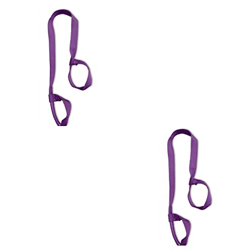 WUUOSSYUIS 2 PCS Alça de esteira de ioga multifuncional sólida para equipamentos de ginástica bolsa