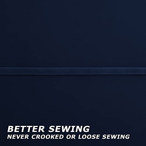 Image of Navy Blue Blackout Curtains 52x108 Inches Long