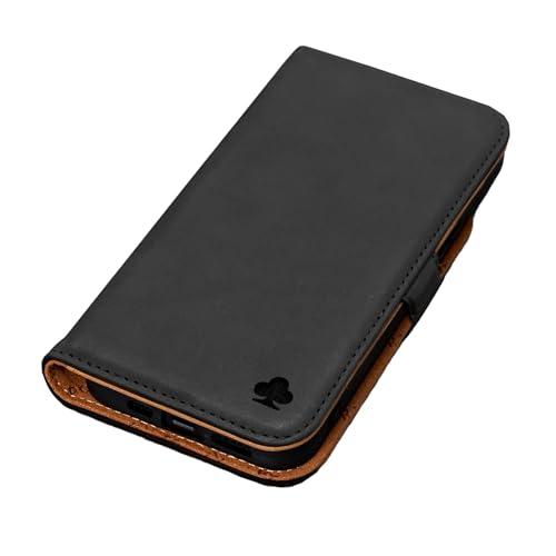Housse cuir Samsung Galaxy S26 portefeuille avec fentes pour cartes noir