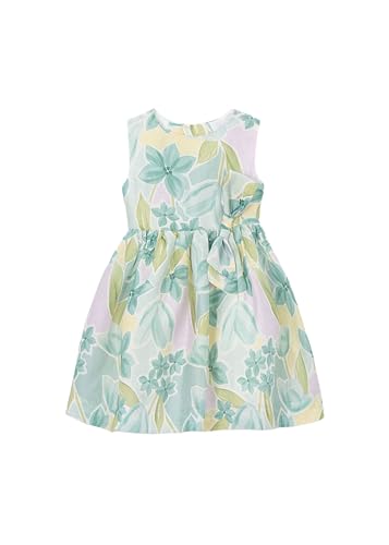 Vestido niña Mayoral Lago 3913 en color azul de algodón para talla dos años