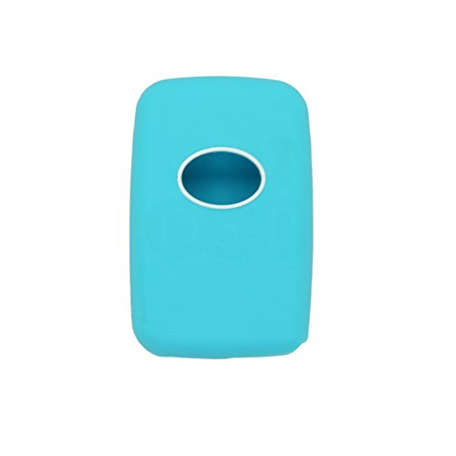 BROVACS Silicone Cover Protector Case Holder Skin Jacket Compatible with TOYOTA 3 Button Smart Remote Key Fob CV2404 Light Blue - Image 3