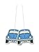 BRISA VW Collection - Volkswagen Käfer Luft-Erfrischer, Duft-Spender, Duft-Baum fürs Auto/KFZ (Fresh/Blau/2ER Set)