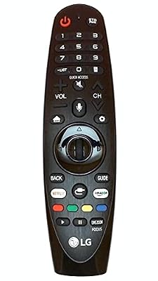 OEM LG AN-MR18BA Magic Remote Control with Netflix and Amazon Buttons Voice Mate for All 2018 4K UHD Smart LG Televisions OLED65W8PUA OLED77W8PUA OLED43W8PUA OLED49W8PUA OLED50W8PUA OLED55W8PUA