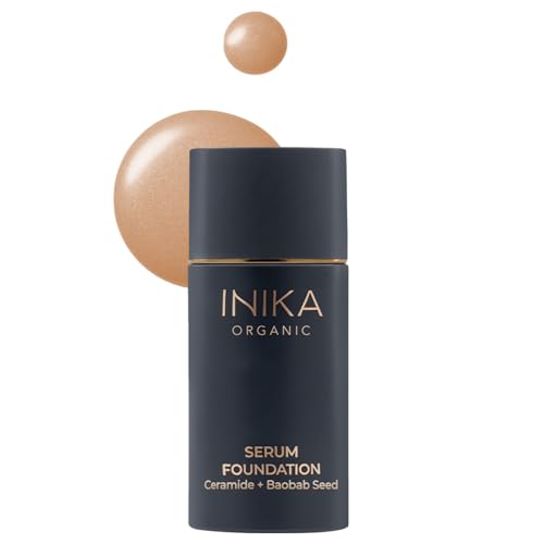 Organic Serum Foundation | Vegano, copertura edificabile, sensazione di seconda pelle senza peso, a prova di trasferimento con ingredienti per la cura della pelle in confezione sostenibile. Fearless