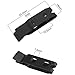 MTQY 2 Sets 65.5x18mm Black Stainless Steel Belt Clip with Screws K Sheath Clamp Accessory Power Tool Part