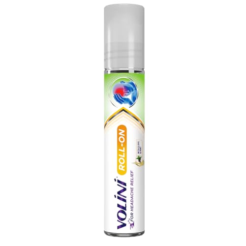 Image of Volini Headache Relief Roll-On, 10ml, Instant Relief, with Clove & Mint, Non-Sticky, On-the-Go Relief - Pack of 3
