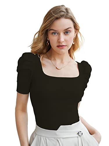 Shasmi Women's & Girl's Polyester Regular Fit Square Neck Short P...