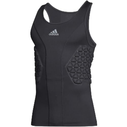 Débardeur adidas basketball rembourré noir pour matchs et entraînements intenses