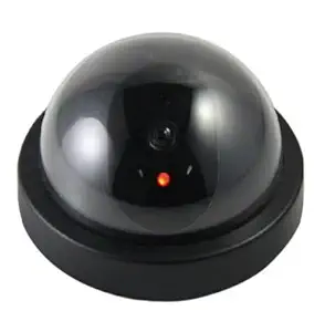 Wolblix Dummy Fake Security CCTV Dome Camera with Flashing Red Led Light