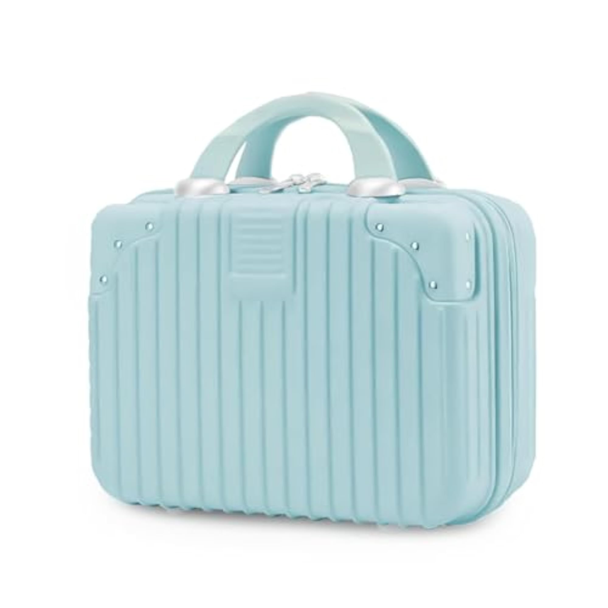 14 Inch Hard Shell Cosmetic Carrying Case, Mini Travel Bag