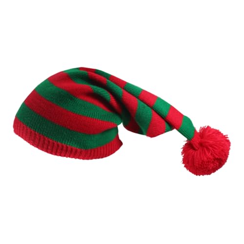 Generico Strick-Weihnachtsmütze, gestrickte Weihnachtsmütze für...