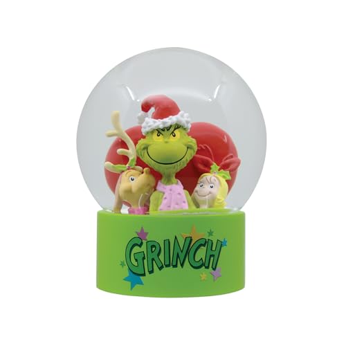 Department 56 Dr. Seuss Grinch Max and Cindy Lou-Who Waterglobe Waterball 4.92 Inch Multicolor
