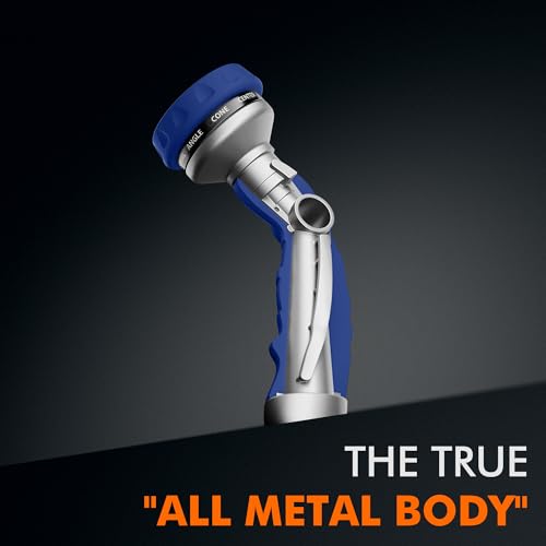 Image of RESTMO Hose Nozzle Heavy Duty, Metal Water Hose Sprayer for Garden