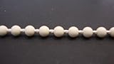 Beaded Chain Continuous Cord Loop, 10# NATURAL for Roller Shade Repair/Fit Rollease clutches (5 FEET)