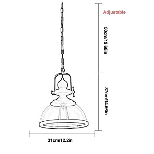 Suspension rétro pour îlot de cuisine résolvant le manque de luminosité avec style - 2