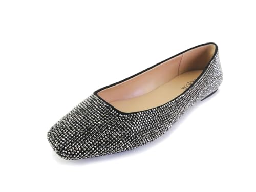 michia Mesh Sparkle Ballet Flats for Women