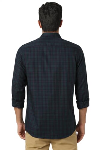 Image of Peter England Men's Premium Casual Checkered Shirt