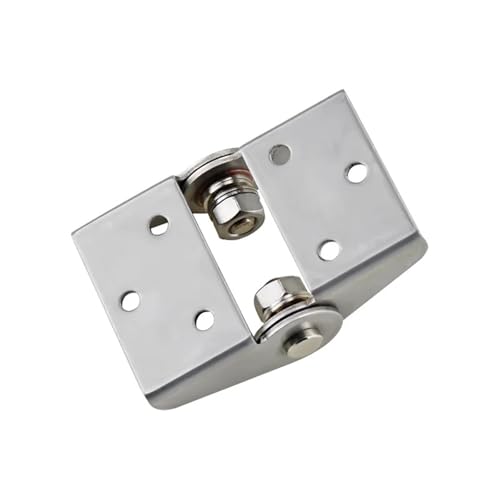 Charnière à position d'arrêt libre pour porte de meuble beige - 4