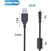 Master Cables Replacement USB Cable Compatible with Nikon UC-E6 / UC-E16 / UC-E17 USB Data Transfer & Charging Cord for Nikon Coolpix, D Series, and More Digital Cameras