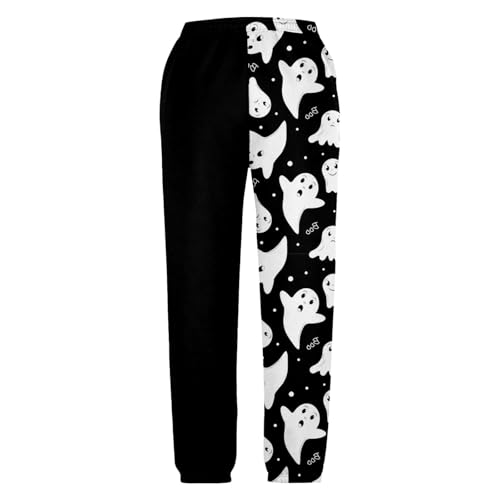 Girls Halloween Sweatpants Elastic Waist Print Baggy Pants for Toddler Casual Wide Leg Trousers with Pocket3