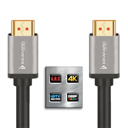 Image of Speed Series HDMI Cable 2.0 with Ethernet, 4k@60Hz, 2160P, Ultra 3D UHD Resolution, 48 GBPS Transmission Ultra High Speed,Dolby DTS, ARC,Male-to-Male,Compatible with all HDMI-Enabled Devices