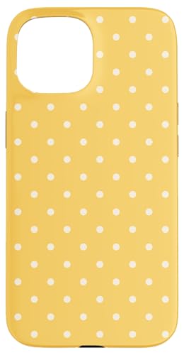 Elegant Yellow Polka Dots X}zP[X iPhone 15 p