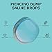 BASE LABORATORIES Piercing Bump Treatment Saline Drops | Keloid Bump Removal & Prevention | Piercing Aftercare Saline Solution, Tea Tree & Aloe Vera | Nose & Ear Piercing Cleaner Drops | 15ml