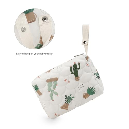 Bolsa compacta para pañales con múltiples compartimentos miniatura 5